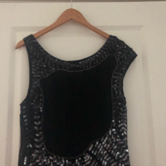 Alice + Olivia Charlie Ombre Sequin Silk Cocktail Dress - Picture 8 of 9